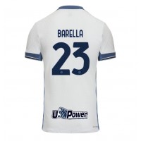 Billiga Inter Milan Nicolo Barella #23 Borta fotbollskläder 2024-25 Kortärmad